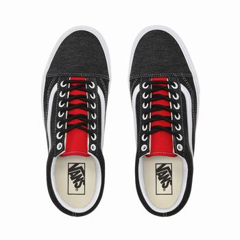 Damske Tenisky Vans Coastal Old Skool Čierne/Biele VA53TYZNK